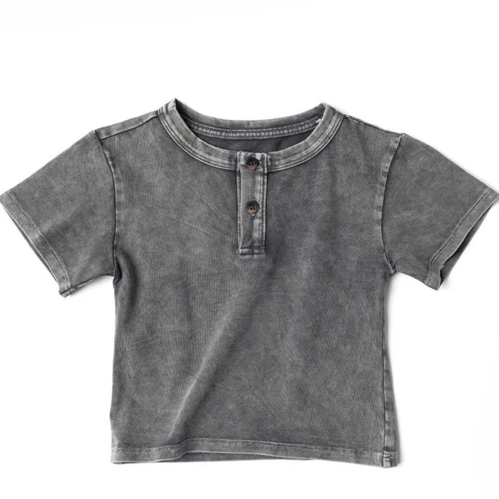 NWT Little Bipsy Charcoal Short Sleeve Tee